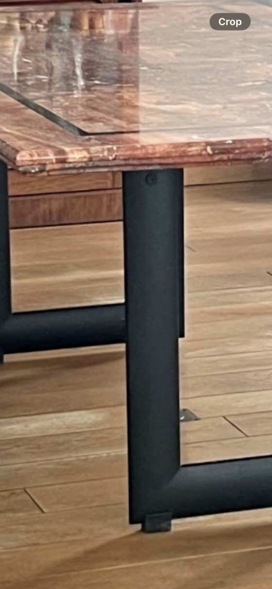 Op maat gemaakte eettafel van rood travertijn – 210 × 110 cm – Marble (photo 5 of 5)