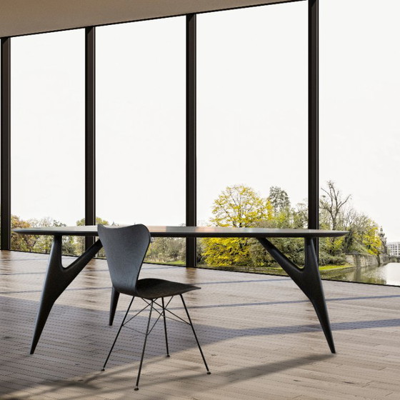 Image 1 of GREYGE TED Ash Nero Dining Table 240 cm – Handmade Solid Wood Designer Table Made in Italy