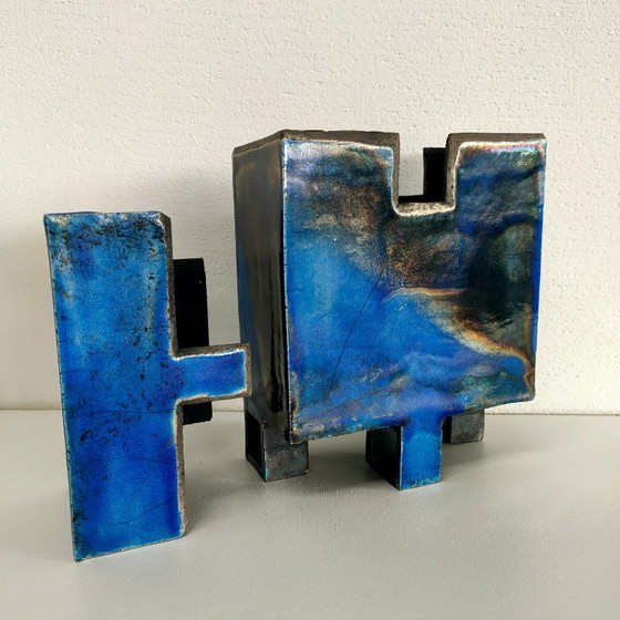 Image 1 of Escultura de objeto artístico (estilo-atmósfera Bitossi/japonés/B. Valien/Schäffenacker)