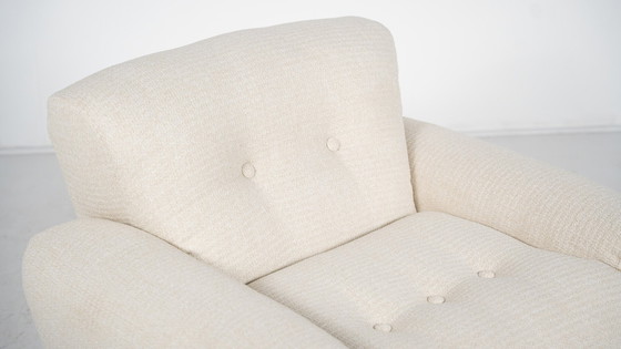 Image 1 of Mid-Century Modern Paar Italiaanse Fauteuils, 1960S - Nieuwe Bekleding