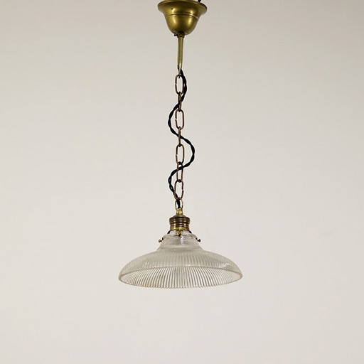 Lampada a sospensione Art Déco Holophane