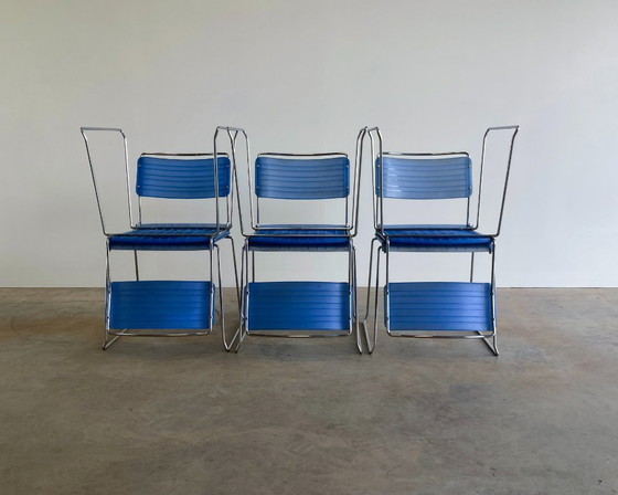 Image 1 of 6 sedie di design vintage italiano