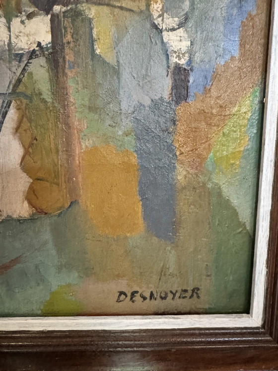 Image 1 of Francois Desnoyer (1894-1972) Olie op doek.