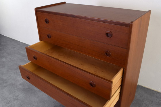 Image 1 of Mid-Century Danish Teak Chest of Drawers, 1960s.
