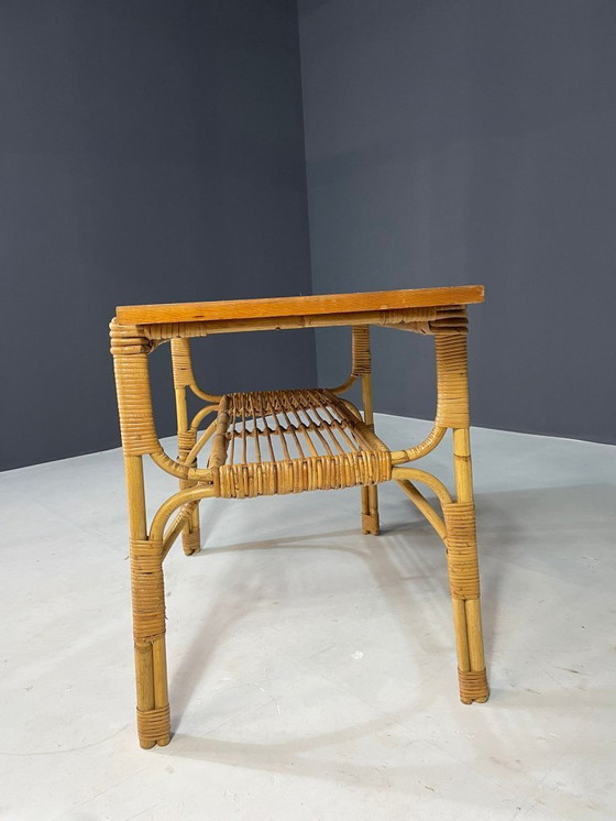 Image 1 of Ensemble de sièges en rotin Art déco, Europe centrale, années 1930-1940