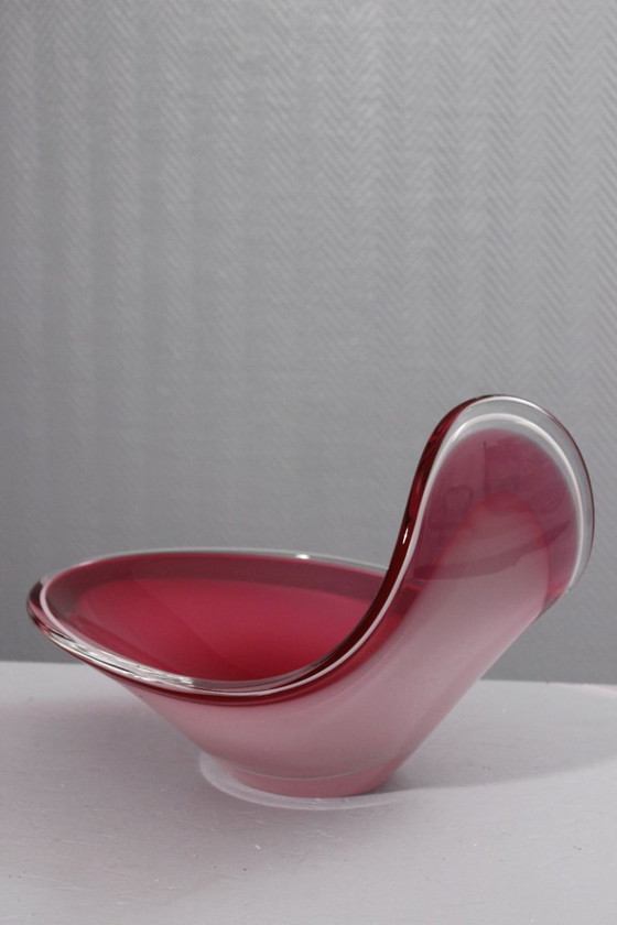 Image 1 of XXL Sommerso Cup "Shell" Flygsfors design Paul Kedelv 1957