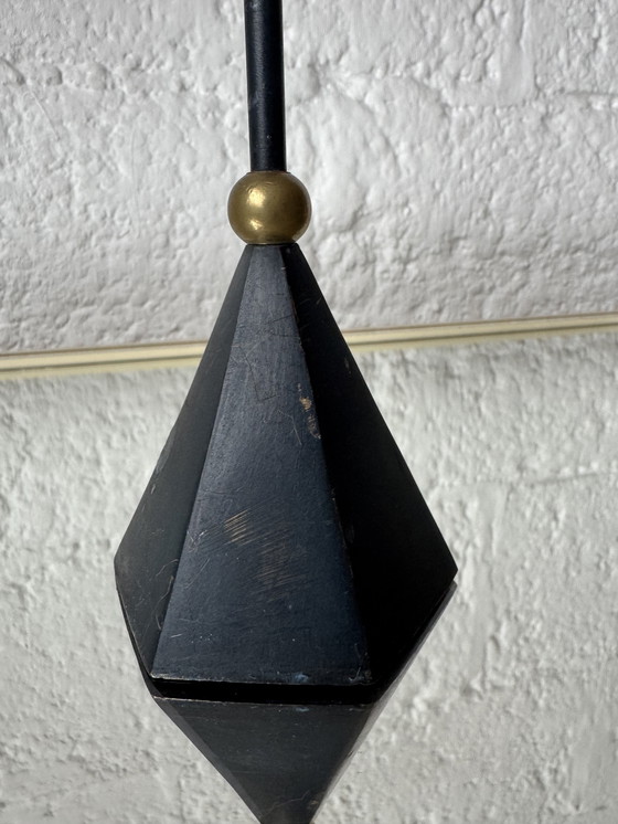 Image 1 of Candelabro de bronce, diseño de Memphis, años 80