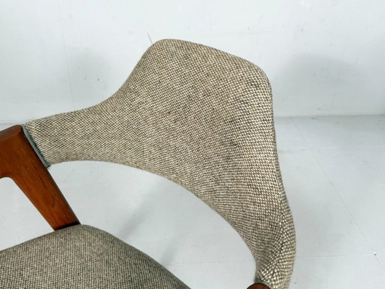 Image 1 of Set di 5 sedie/sedie da pranzo di Kai Kristiansen per Sva Møbler, modello: 'Compas', Danimarca, anni '60