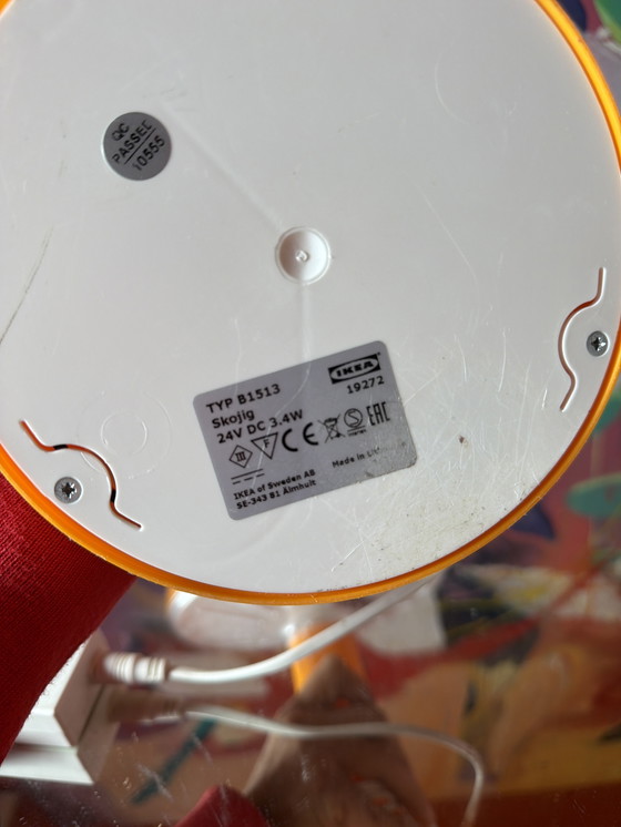 Image 1 of Vintage IKEA Skojig Lamp – Oranje