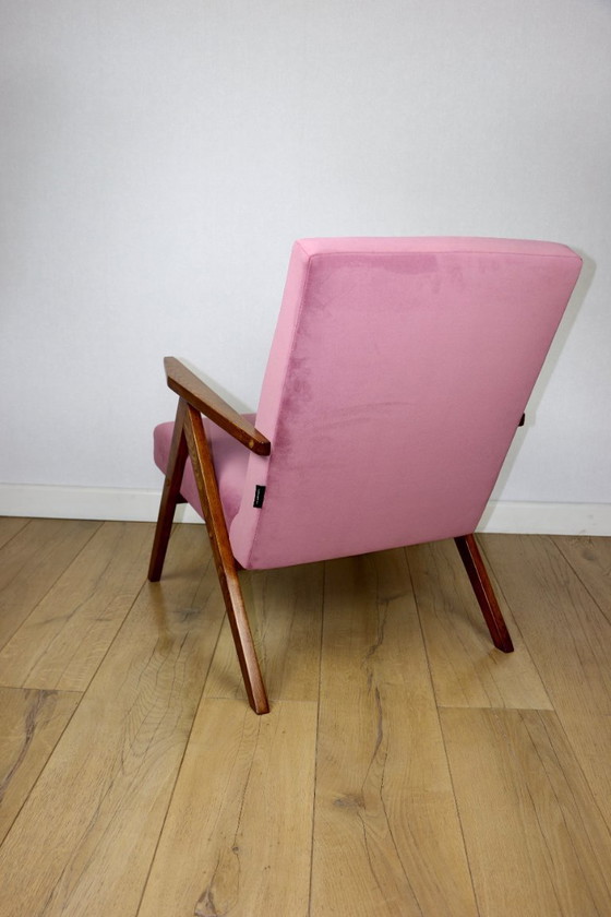 Image 1 of Vintage armchair B-310 VAR pink Jade structural 1970s