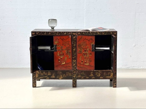 Image 1 of Cómoda de madera de olmo de la dinastía Qing, finales del siglo XIX