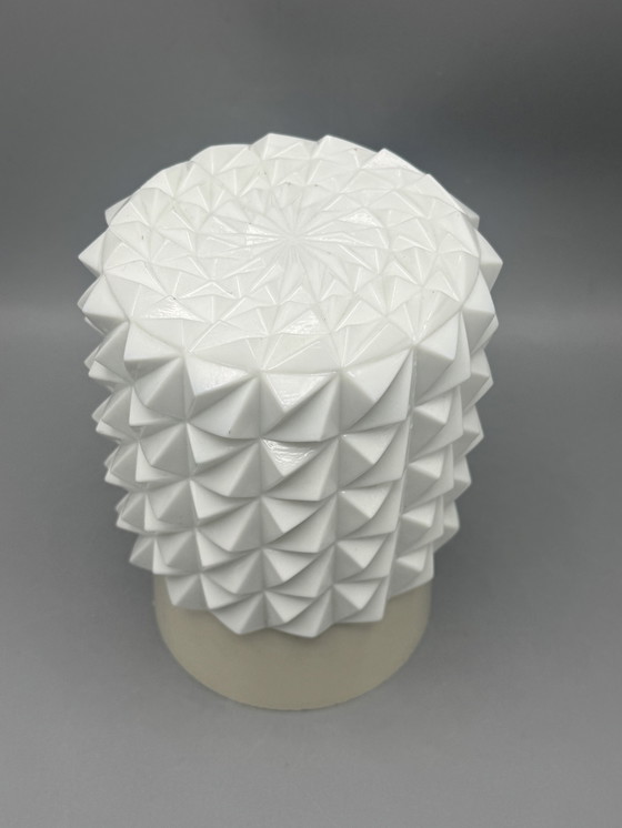 Image 1 of Stylish mid-century corodex ceiling lamp with a sculptural structure