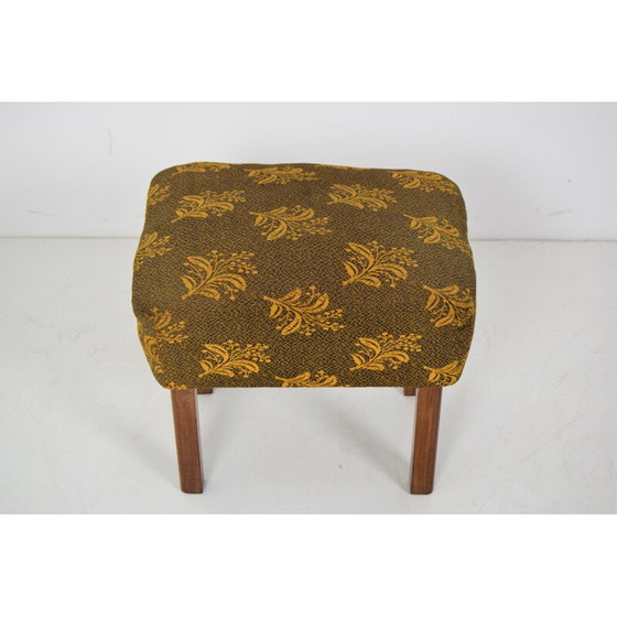 Image 1 of Mid-century Stool or Tabouret Czechoslovakia 1950s