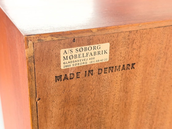 Image 1 of Deense kast in teakhout van Børge Mogensen voor Søborg Møbelfabrik, jaren 60
