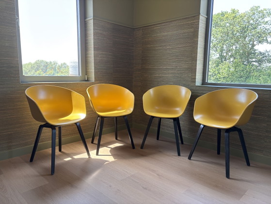 HAY About a Chair AAC22 - Giallo - Set di 4 – Sedie da pranzo, Plastic, Wood (photo 9 of 9)