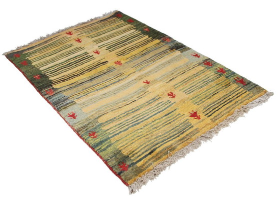 Image 1 of Original Persian carpet Gabbeh Ghashghai oriental carpet 154 cm x 111 cm old natural