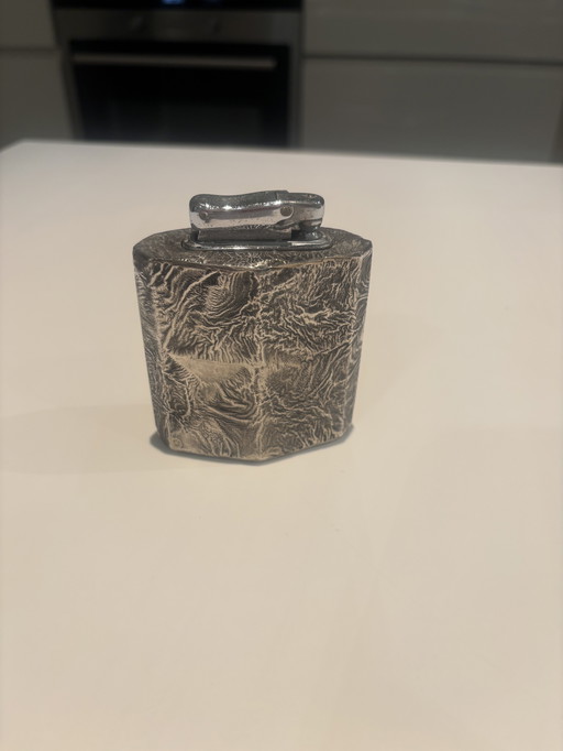 Vintage zilveren Zippo aansteker
