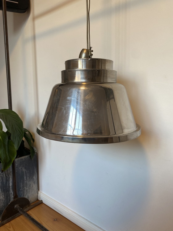 Image 1 of Very high-quality industrial design lamp made of stainless steel