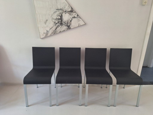 4x Vitra eetkamerstoelen Maarten van Severen