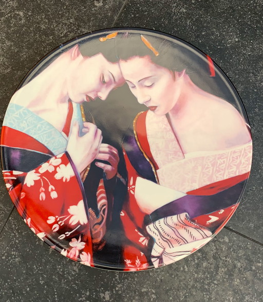 Wall plate after painting Louis Nagelkerke, Beekman & Beekman