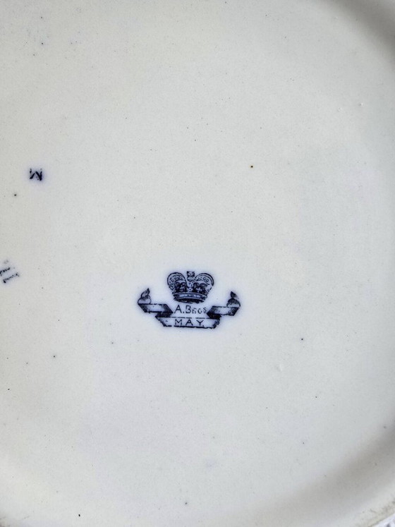 Grande Vasque Ancienne Anglaise A.B & Co Modèle May – Flow Blue Floral – Bols, Ceramic (photo 4 of 5)