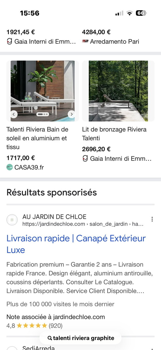 Image 1 of Talenti Riviera tuinset – zo goed als nieuw – complete, hoogwaardige set