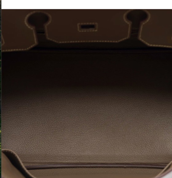 Image 1 of Sac HERMES Birkin 35 en cuero Étoupe - 103484