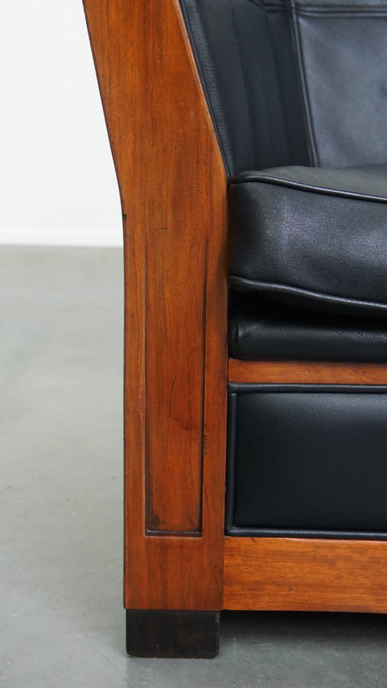 Image 1 of Sofá de diseño Art Déco Schuitema 2,5 plazas de cuero