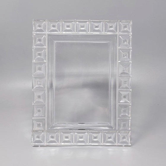 1960s Mid-Century Modern Rosenthal Heavy Crystal Picture Frame (photo 4 of 8)