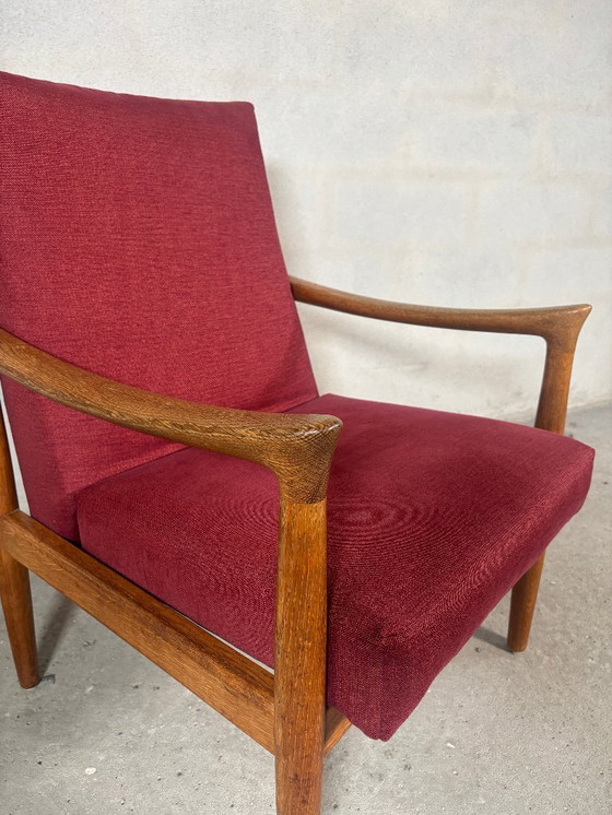 Image 1 of Fritz Hansen lounge stoel Deens design 60's