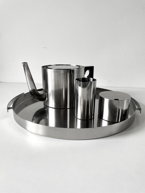 Teiera Stelton da 1,25 l di Arne Jacobsen. – Accessori da tavola, Plastic, rvs (photo 9 of 9)