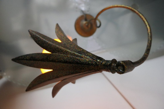 Vintage Design Glitterlamp Pola Design A Veen – Tafellampen, Metal (photo 4 of 13)