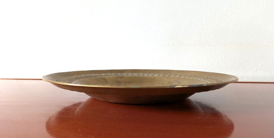 Set aus zwei Messing Schalen, Atelier Collini Austria, Metall, Gold, Vintage (Foto 11 von 11)