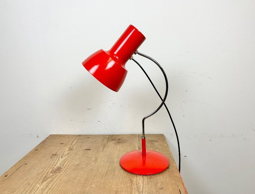 Lampe de table rouge de Josef Hurka pour Napako, années 1960