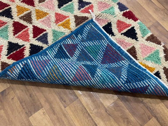 Image 1 of Tapis berbères multicolores en laine 200cmx150cm