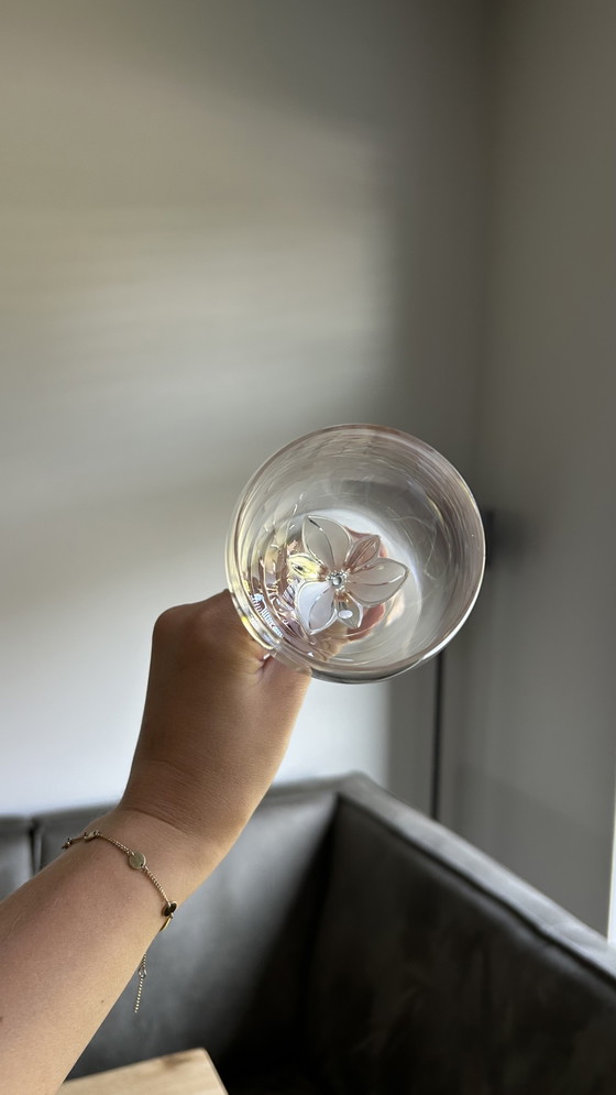 Image 1 of Beautiful Schott Zwiesel La Fleur crystal glass dinnerware