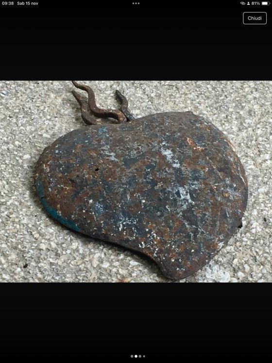 Image 1 of Ex voto antico in ferro battuto  (XVIII-XIX sec.)