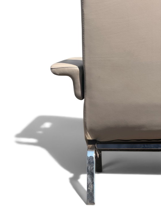 Auténtica silla Pierre Paulin "Archi" para Ligne Roset - Piel gris – Sillones, Leather (photo 6 of 14)