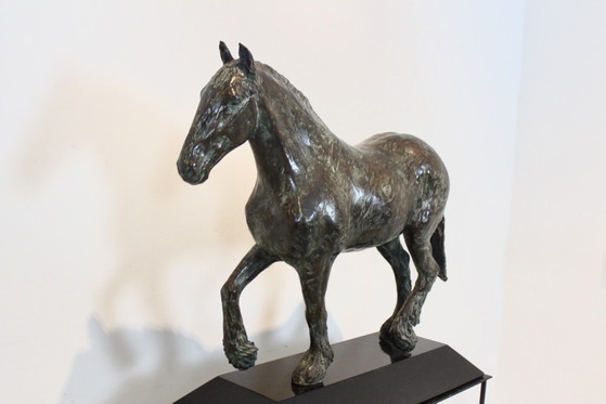 Bronze Pferd Bildhauerei von Cocky Duijvesteijn, Metall (Foto 4 von 13)