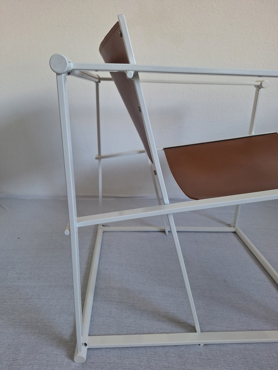 Fauteuil Cube Pastoe FM 62 Radbout Van Beekum 1980 – Metal, Leather (photo 6 of 12)
