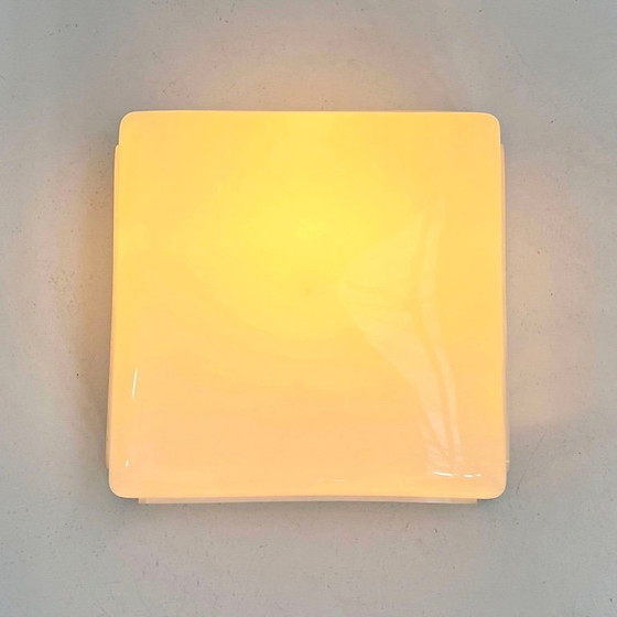 Image 1 of Witte Cnosso wandlamp van Angelo Mangiarotti voor Artemide, jaren 60