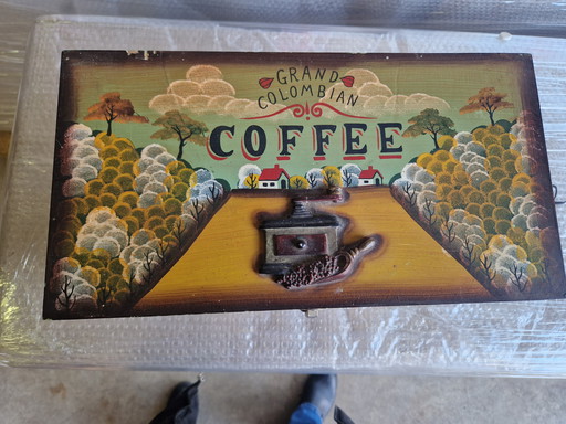 Nice vintage wooden coffee box