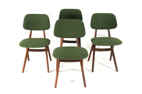 Image 1 of Set for 4 scissor chairs AWA attr. Louis van Teeffelen Wébé