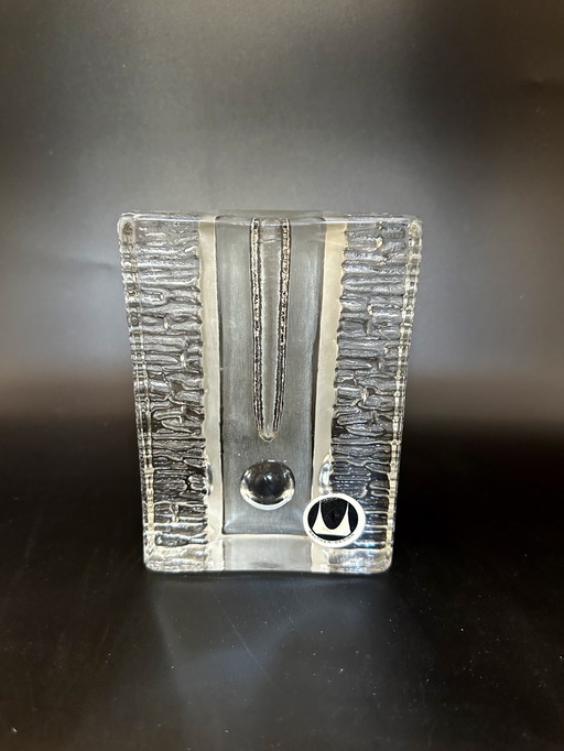 Walther Glass Solifleur Block Vase On Art