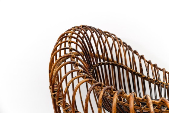 Image 1 of Fauteuil van rotan en bamboe van Janine Abraham & Dirk Jan Rol, jaren 50