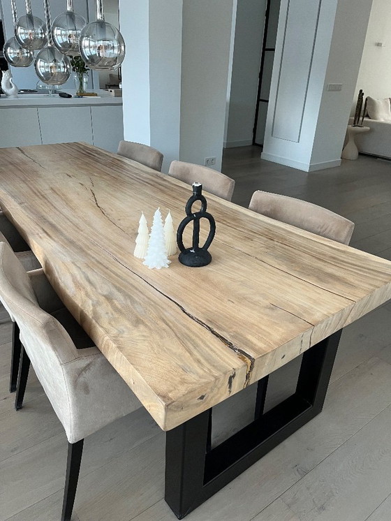 Image 1 of Tree trunk table Raw Interiors