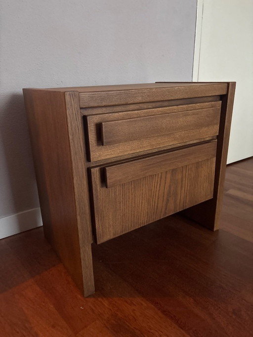 Walnut mid century modern cabinet