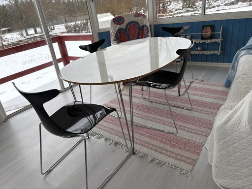 Dänischer Designtisch Fritz Hansen