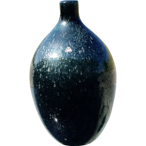 Vase vintage en verre soufflé par Richard Sussmuth pour Tisher Heidelberg, Allemagne