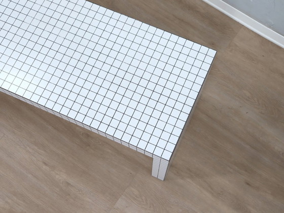 Image 1 of Quaderna-bank van Superstudio, originele productie uit de jaren 70 van Zanotta.